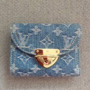 Louis Vuitton Denim Amelia Compact Wallet